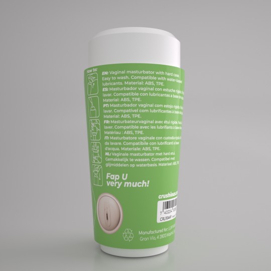 PACK DE 72 FAPPUCINO CREAMY PUSS MASTURBADOR VAGINAL PORTÁTIL CRUSHIOUS