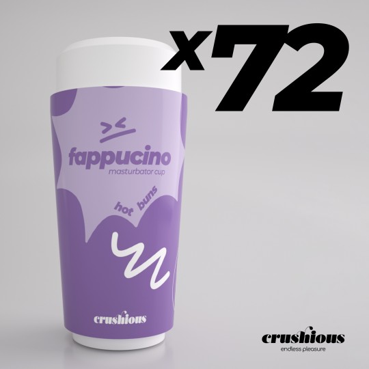 PACK DE 72 FAPPUCINO MASTURBATEUR ANAL PORTABLE HOT BUNS CRUSHIOUS