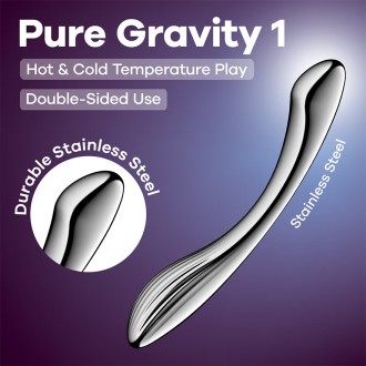 METALL DILDO PURE GRAVITY 1 SATISFYER