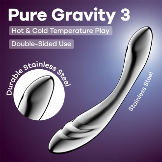 DILDO IN METALLO PURE GRAVITY 3 SATISFYER