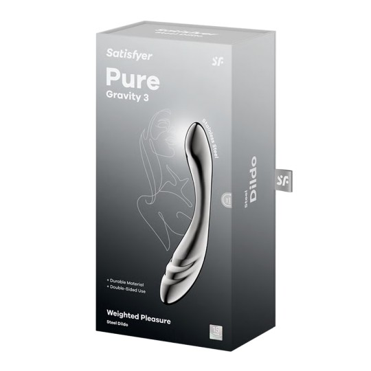 METALL DILDO PURE GRAVITY 3 SATISFYER