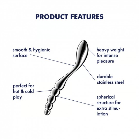 GODE MÉTALLIQUE STAR FORCE 1 SATISFYER