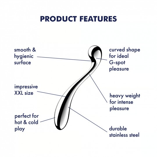 DILDO EN METAL STAR FORCE 4 SATISFYER