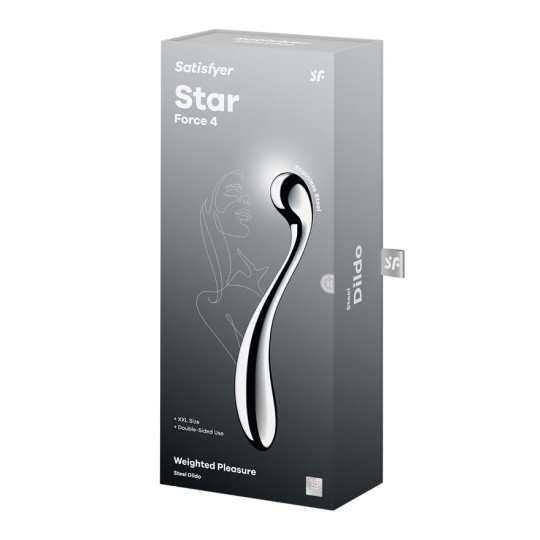 SATISFYER STAR FORCE 4 METAL DILDO