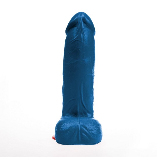 HOENIR XL - REALISTIC DILDO WITH BALLS - 9 / 23 CM - BLUE
