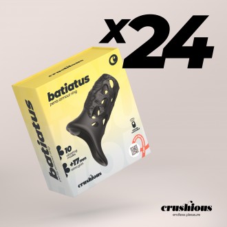 PACK DE 24 BATIATUS ANNEAU ARMURE POUR LE PÉNIS CRUSHIOUS