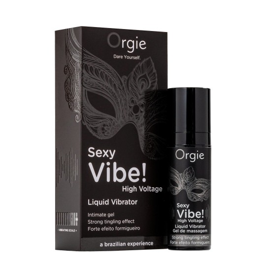 ГЕЛЬ С ВИБРАЦИЕЙ SEXY VIBE HIGH VOLTAGE 15ML ORGIE