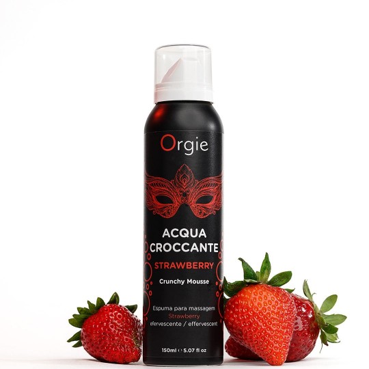 ESPUMA DE MASAJE CRACKELING ACQUA CROCCANTE FRESA 150ML ORGIE