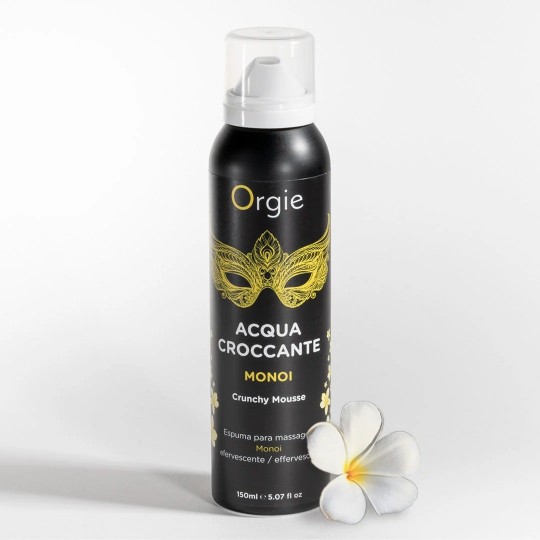 MOUSSE DE MASSAGE CRAQUELANTE ACQUA CROCCANTE MONÖI 150ML ORGIE