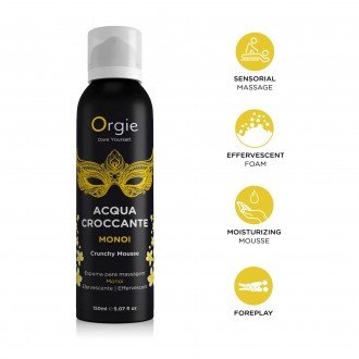 SCHIUMA PER MASSAGGIO CRACKELING ACQUA CROCCANTE MONÖI 150ML ORGIE