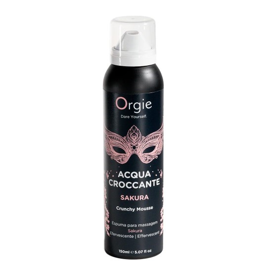 ORGIE ACQUA CROCCANTE МАССАЖНАЯ ПЕНА ДЛЯ КРЕКЕЛИНГА SAKURA 150ML