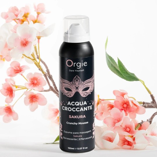 ESPUMA DE MASSAGEM CRACKELING ACQUA CROCCANTE SAKURA 150ML ORGIE