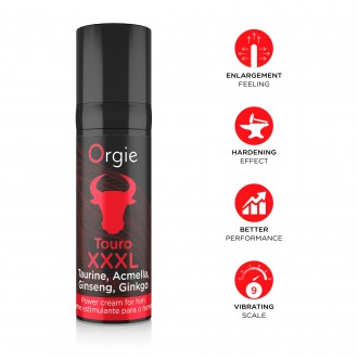 ORGIE TOURO XXXL ERECTION CREAM 15ML