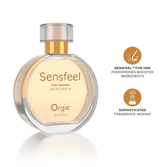 PERFUME CON FEROMONAS SENSFEEL FOR WOMAN 50ML ORGIE