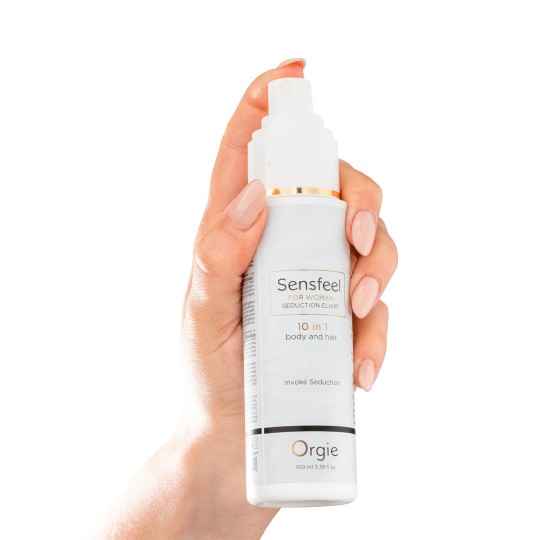 LOTION 10 EN 1 POUR LE CORPS ET LES CHEVEUX AUX PHÉROMONES SENSFEEL FOR WOMAN 100ML ORGIE