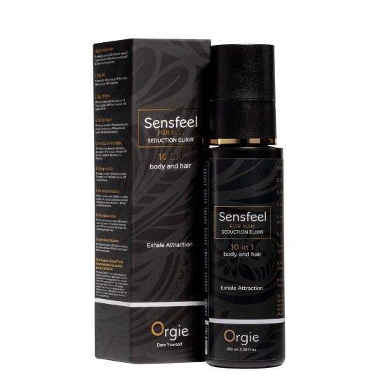LOTION 10 EN 1 POUR LE CORPS ET LES CHEVEUX AVEC PHÉROMONES SENSFEEL FOR MAN 100ML ORGIE