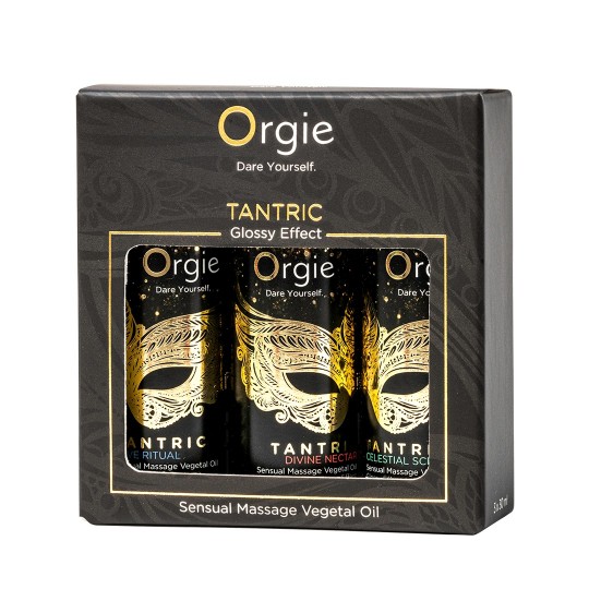 SET DE ACEITES DE MASAJE TANTRIC SENSUAL MINI SIZE 3X30ML ORGIE