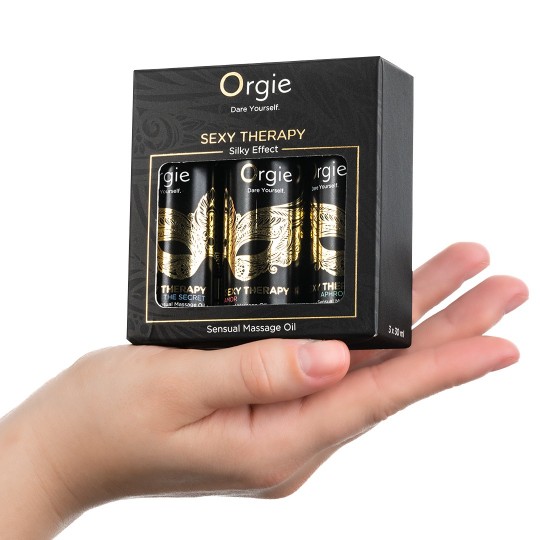 SET DI OLI DA MASSAGGIO SEXY THERAPY SENSUAL MINI SIZE 3X30ML ORGIE