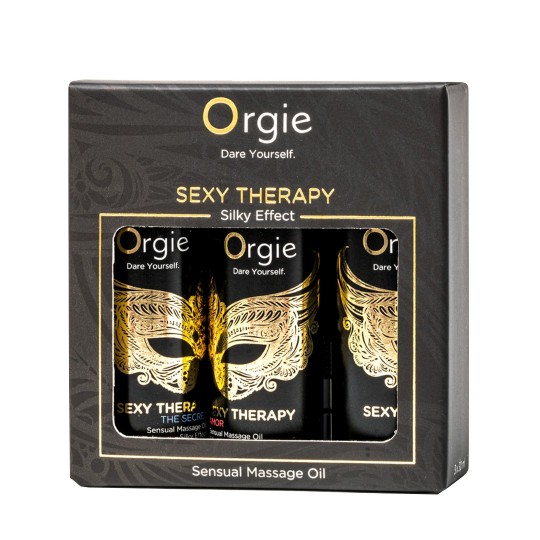 ENSEMBLE D'HUILES DE MASSAGE SEXY THERAPY SENSUAL MINI SIZE 3X30ML ORGIE