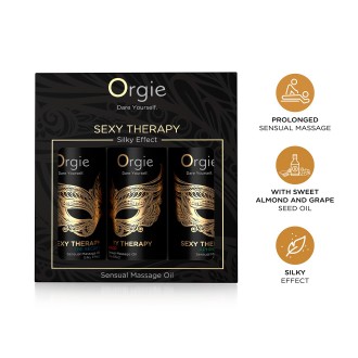ORGIE SEXY THERAPY SENSUAL MASSAGE OIL SET MINI SIZE 3X30ML