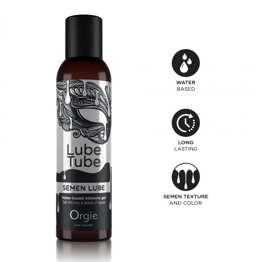 GEL LUBRICANTE CON BASE DE AGUA SEMEN LUBE 150ML ORGIE
