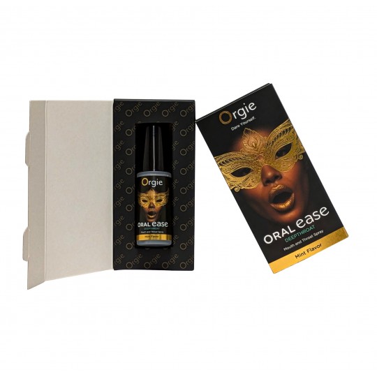 SPRAY RELAXANT À LA MENTHE POUR LA GORGE PROFONDE 15ML ORGIE