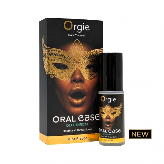 ORGIE ORAL EASE DEEPTHROAT MOUTH AND THROAT SPRAY MINT FLAVOUR 15ML