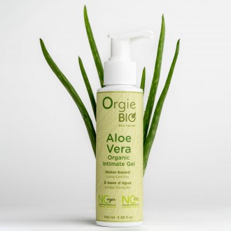 GEL LUBRIFICANTE À BASE DE ÁGUA BIO ALOE VERA 100ML ORGIE
