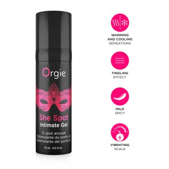 ORGIE SHE SPOT G-SPOT STIMULATING GEL 15ML