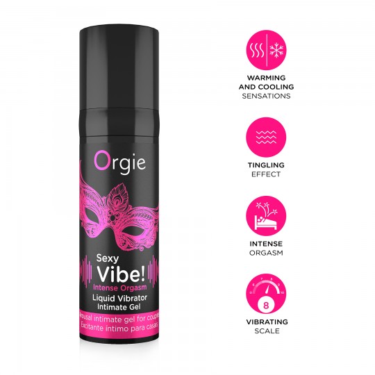 GEL MIT VIBRATION INTENSE ORGASM 15ML ORGIE