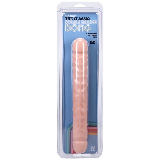 DILDO DUPLO JR. VEINED DOUBLE HEADER 12 /30 CM DOC JOHNSON
