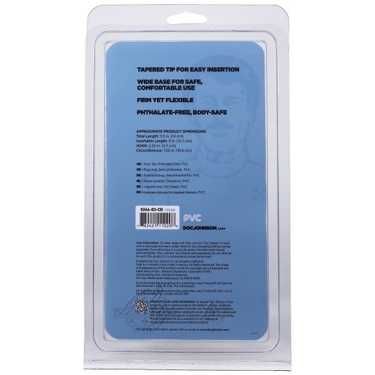 PLUG ANAL DOC JOHNSON CLASSIC BUTT PLUG FLESH LARGE