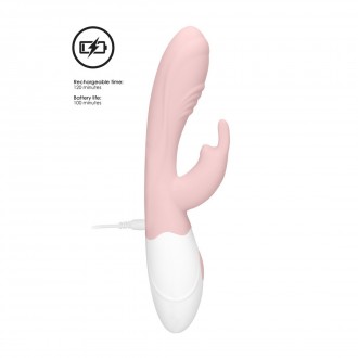 LOVELINE JUICY RECHARGEABLE SILICONE VIBRATOR PINK