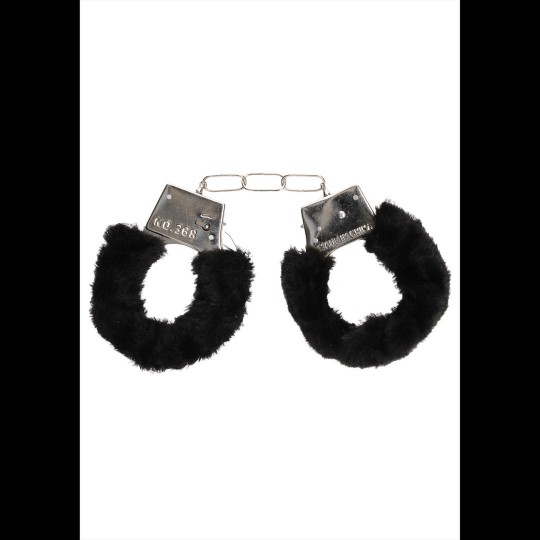 ESPOSAS CON PELUCHE BEGINNER'S FURRY HANDCUFFS NEGRAS