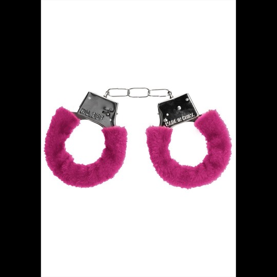 ALGEMAS COM PELUCHE BEGINNER'S FURRY HANDCUFFS ROSA