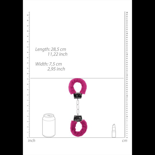 ESPOSAS CON PELUCHE BEGINNER'S FURRY HANDCUFFS ROSA