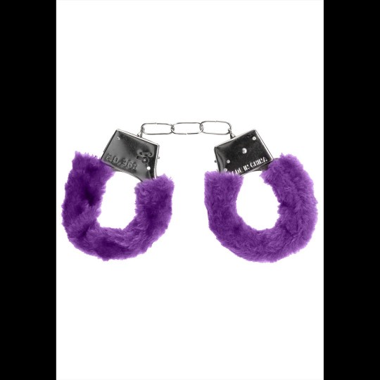 ESPOSAS CON PELUCHE BEGINNER'S FURRY HANDCUFFS MORADAS