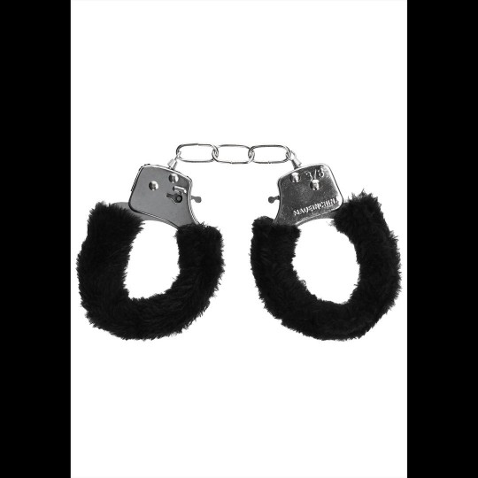 ESPOSAS CON PELUCHE PLEASURE FURRY HANDCUFFS NEGRAS