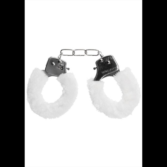 ESPOSAS CON PELUCHE PLEASURE FURRY HANDCUFFS BLANCAS