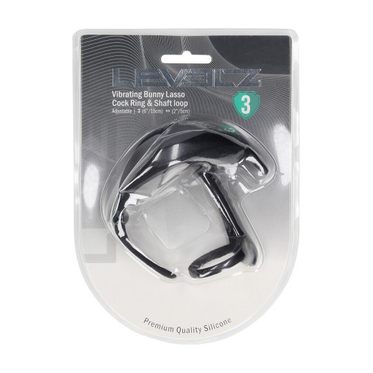 ANEL VIBRATÓRIO E AJUSTÁVEL PARA O PÉNIS EM SILICONE LEVELZ