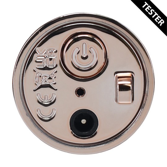 ANGEL - LIPSTICK VIBRATOR WITH 4 ATTACHMENTS - PINK - TESTER