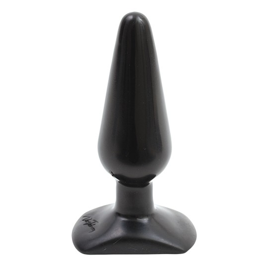DOC JOHNSON CLASSIC BUTT PLUG BLACK MEDIUM