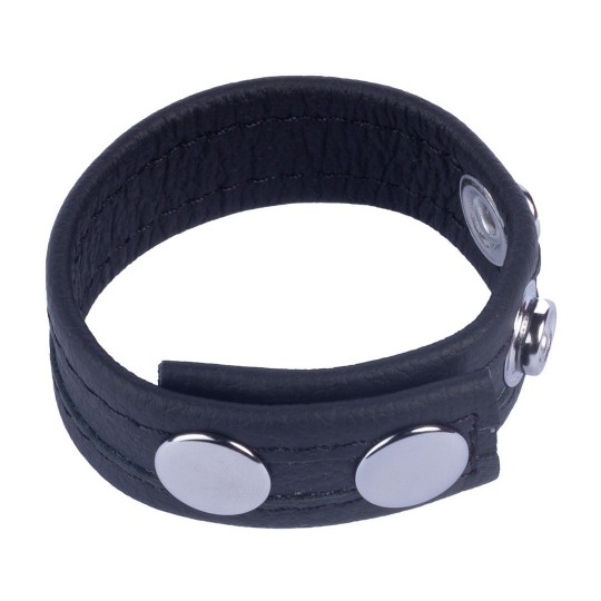 TIPPY - LEATHER COCKRING - BLACK