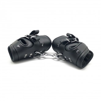 DELUXE LEATHER SUSPENSION CUFF - BLACK
