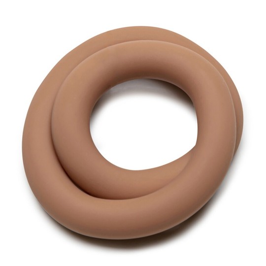 SILICONE HEFTY WRAP RING - COCKRING - 9 / 22,9 CM - SKINTONE 3