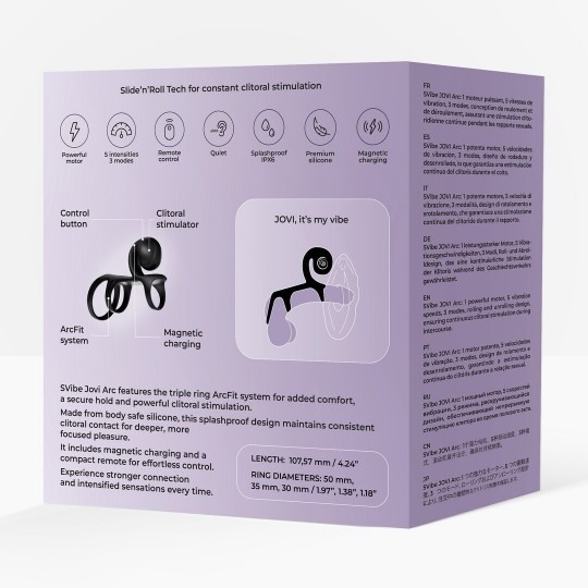 JOVI ARC - SNAIL COUPLES RING - NOIR HAZE