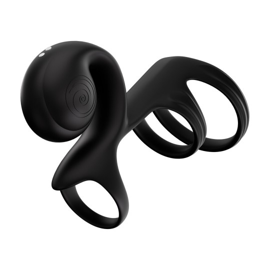 JOVI ARC - SNAIL COUPLES RING - NOIR HAZE