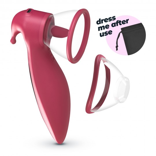 SACI ESTIMULADOR DE CLÍTORIS Y PEZONES CON SUCCIÓN CRUSHIOUS