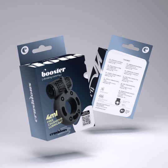 ANELLO DEL PENE CON PROIETTILE VIBRANTE BOOSTER CRUSHIOUS