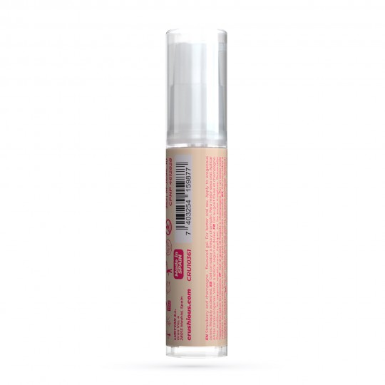 CRUSHIOUS STEAL MY KISSES STRAWBERRY CHAMPAGNE FLAVOUR LUBRICANT GEL 10ML